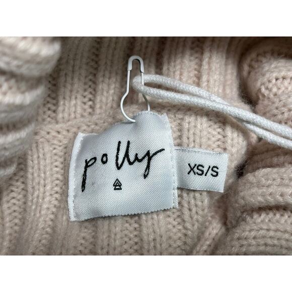 Princess Polly Knit Turtleneck Sweater Womens Size XS/S Light Beige Oversized - Picture 3 of 7
